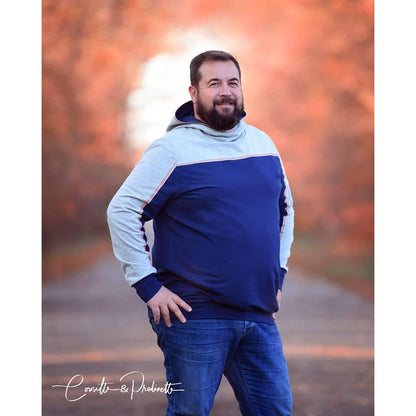 Sein Paco- Hoodie Herren - Papierschnittmuster Gr. XS-4XL