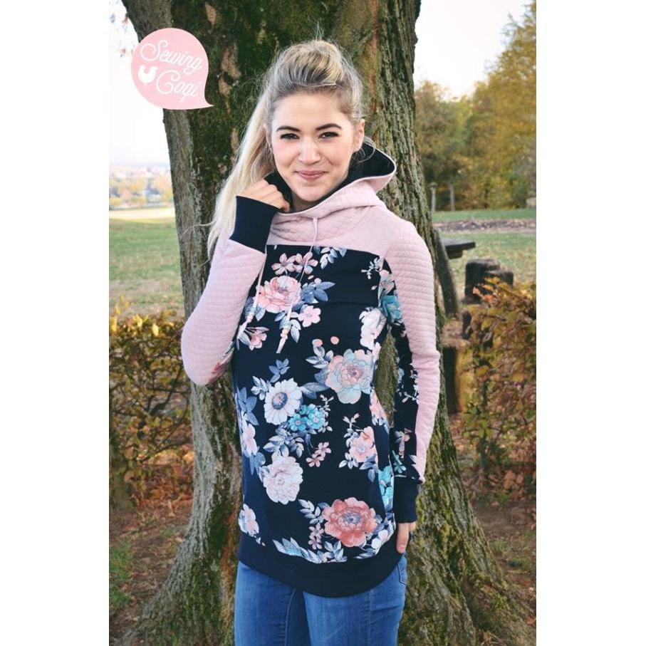 Paco- Hoodie für Damen –  Papierschnittmuster