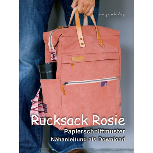 Papierschnittmuster Rucksack "Rosie"- Prülla