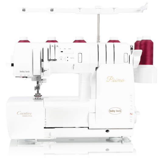 Primo - die Weltneuheit mit 2 Oberlegefäden