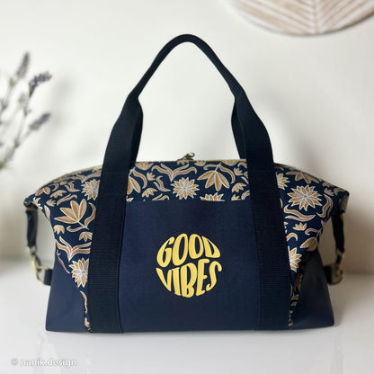 Canvas "Retro Flowers" by Emjo Design