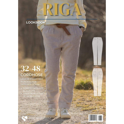 Riga- Cordhose - Papierschnittmuster Gr. 32-48
