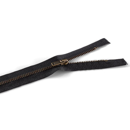 Hosenreißverschluss M40 Werra Antik gold 14cm