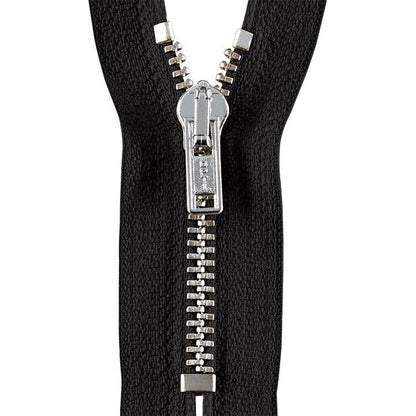 Hosenreißverschluss M40 Werra silber 18cm