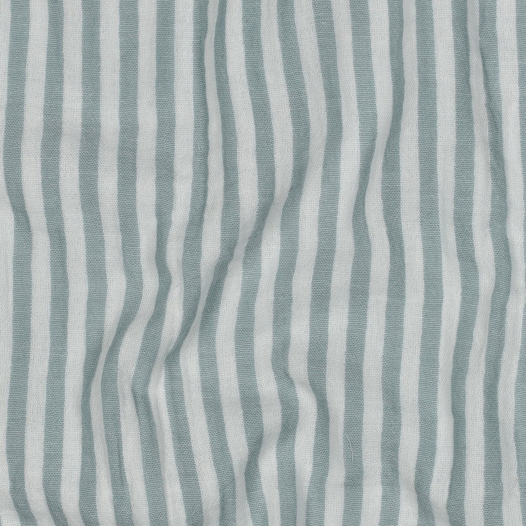 Musselin 2 Farbig Längstreifen