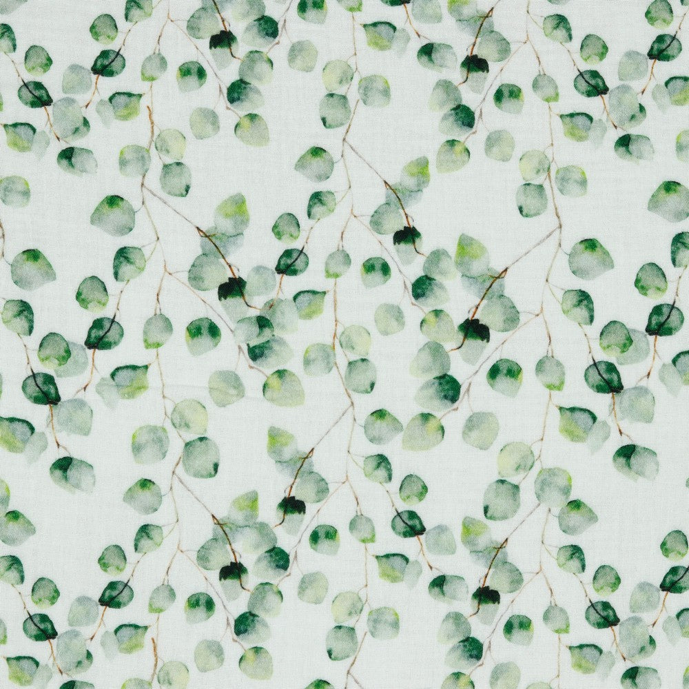 Musselin digital Eucalyptus GOTS