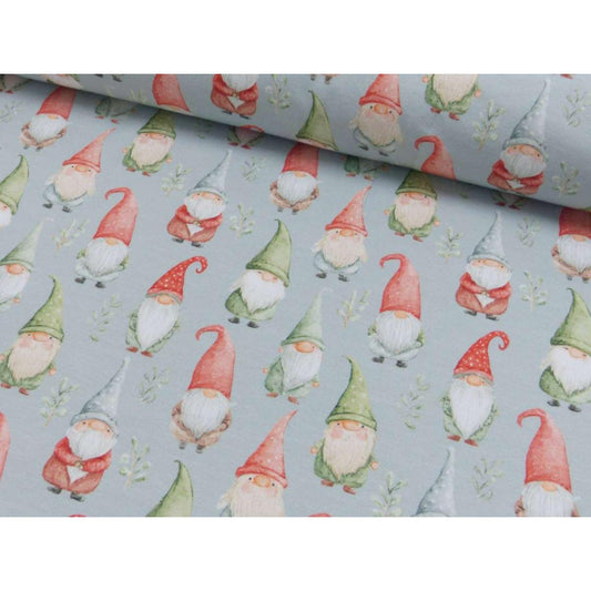 Baumwoll Jersey "Wichtel" -Digital Druck