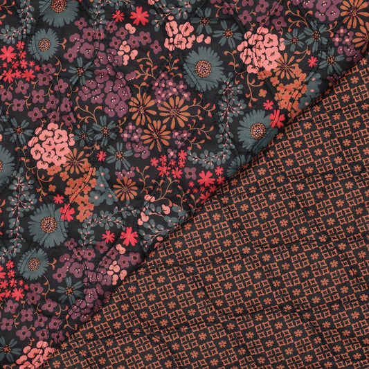 Baumwollstepper / Doubleface Digital Flowers