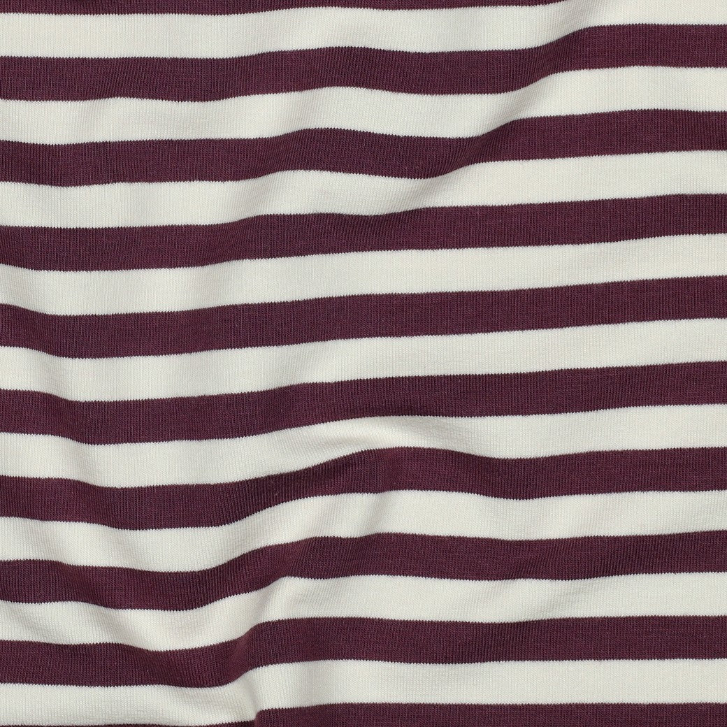 French Terry maritime Streifen