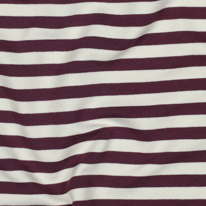 French Terry maritime Streifen
