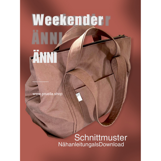 Papierschnittmuster Weekender "Änni"- Prülla