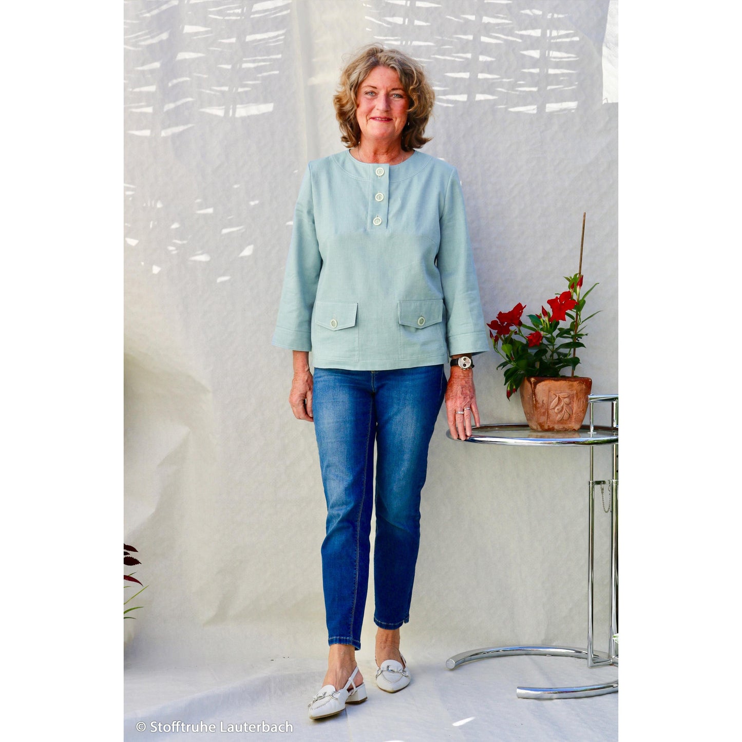 Baumwoll Webware "Mika" mercerisiert – fein glänzend von Swafing