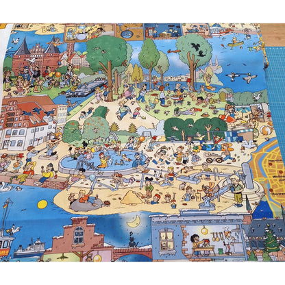Wimmelbuchpanel Lübeck 70cm x 137cm