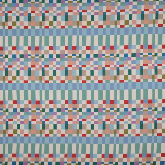 Viscose Radiance "Digital Abstrakt"- mehrfarbig