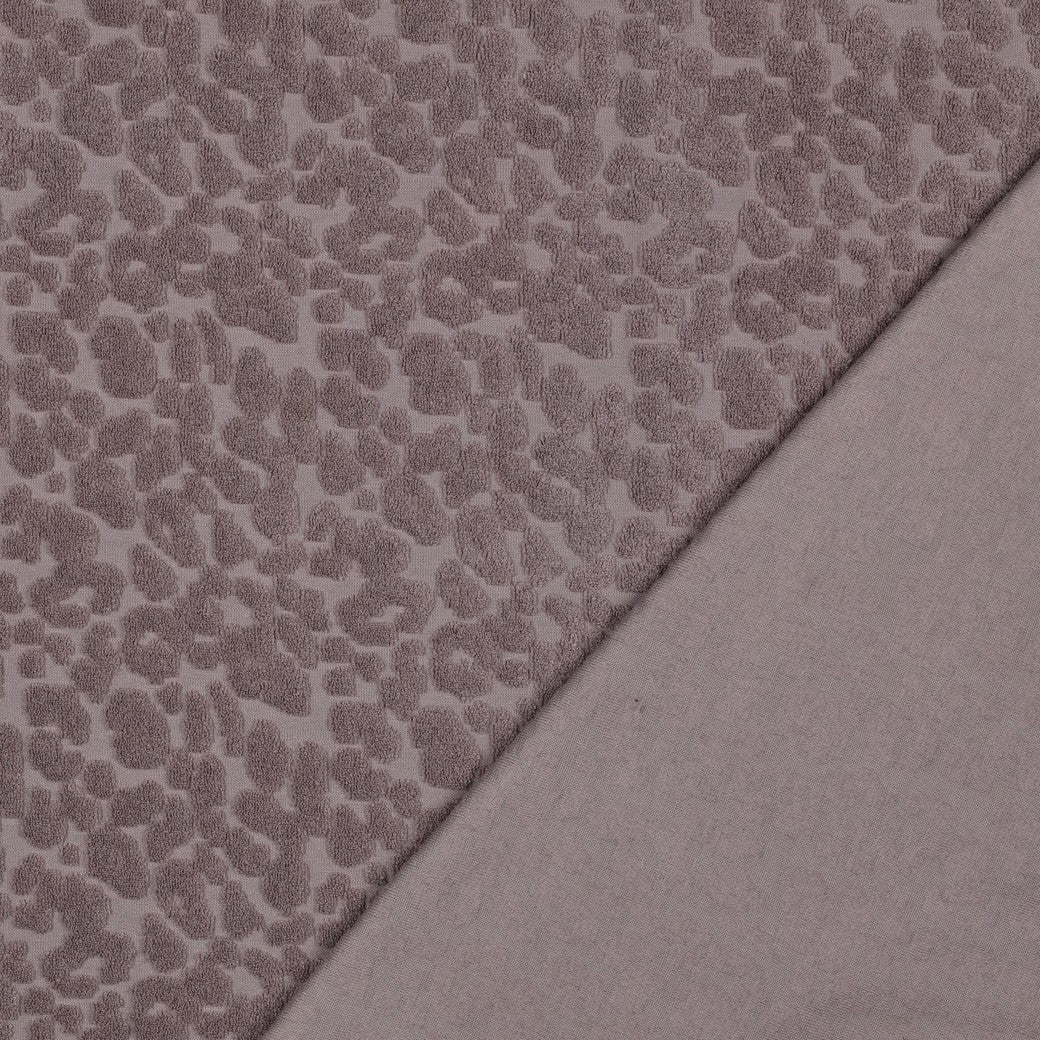 Baumwoll  Frottee 3D Effekt  Leo - sand