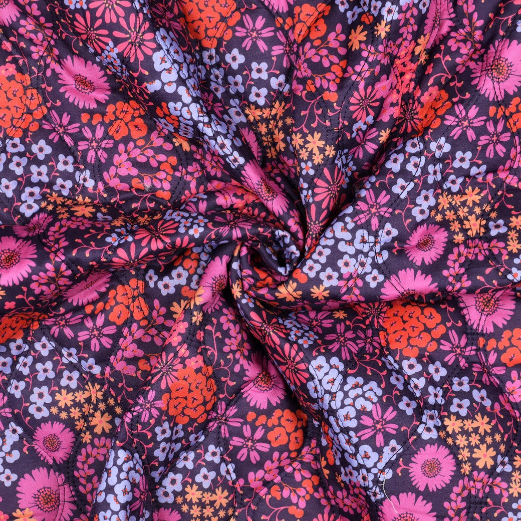 Baumwollstepper / Doubleface Digital Flowers