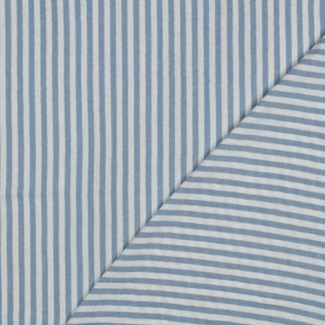 Musselin 2 Farbig Längstreifen