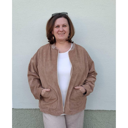 Papierschnittmuster Steppjacke Skara für Damen Größe 32 bis 54 mit verschiedenen Varianten und moderner Passform