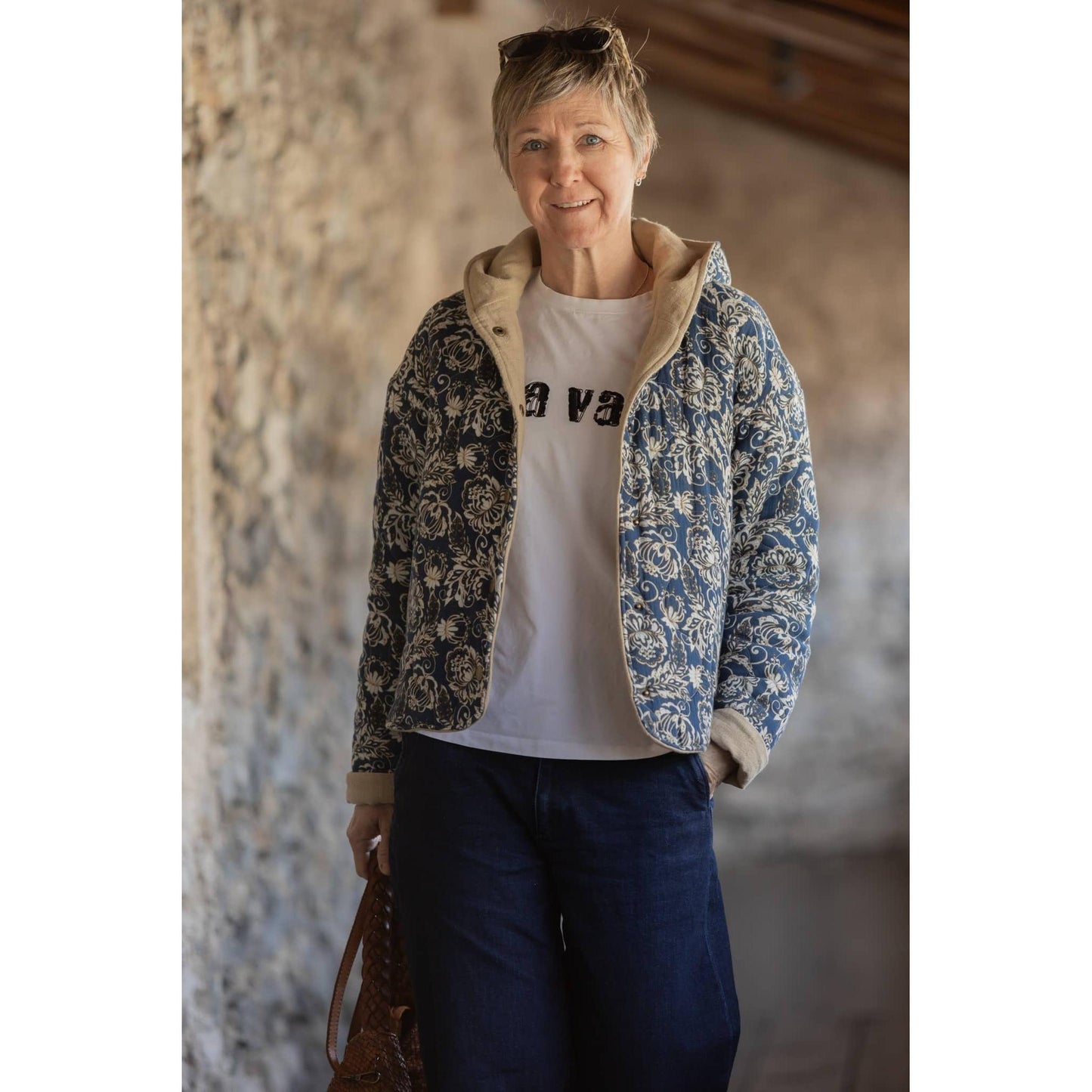 Papierschnittmuster Steppjacke Skara für Damen Größe 32 bis 54 mit verschiedenen Varianten und moderner Passform