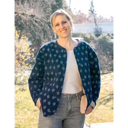 Papierschnittmuster Steppjacke Skara für Damen Größe 32 bis 54 mit verschiedenen Varianten und moderner Passform