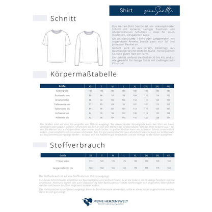T-Shirt Herren - Schnittmuster - Seattle - Papierschnittmuster