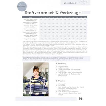 Kleid für Damen - Schnittmuster - Sevilla-Valencia - Papierschnittmuster