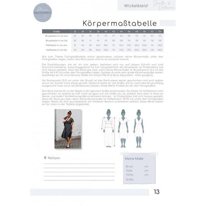 Kleid für Damen - Schnittmuster - Sevilla-Valencia - Papierschnittmuster