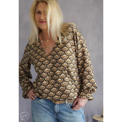 Sevilla- Bluse Damen - Papierschnittmuster Gr. 32-54