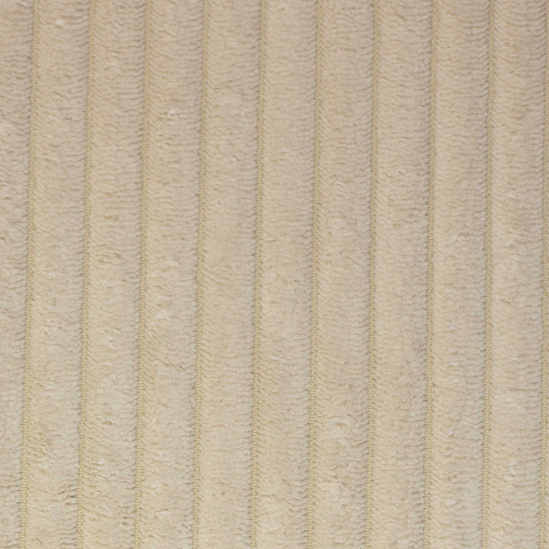 Detailaufnahme der breiten Cordrippen des Stoffes Wanja