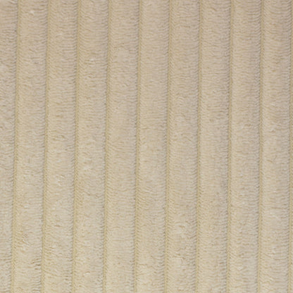 Detailaufnahme der breiten Cordrippen des Stoffes Wanja