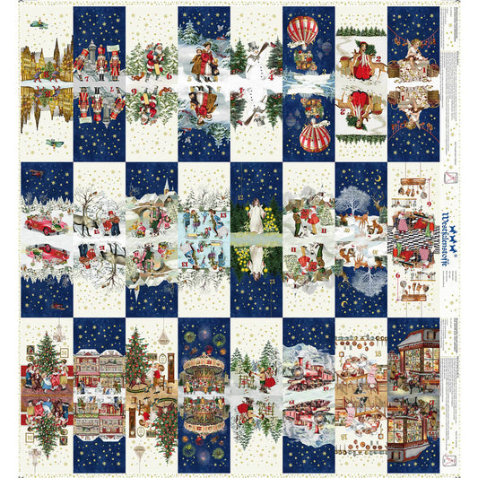 DIY Adventskalenderset zum Verlieben incl. Kordel- Westfalenstoffe