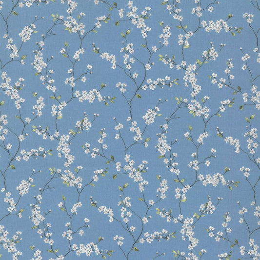 Zartes, elegantes Blütenmotiv mit japanischem Flair